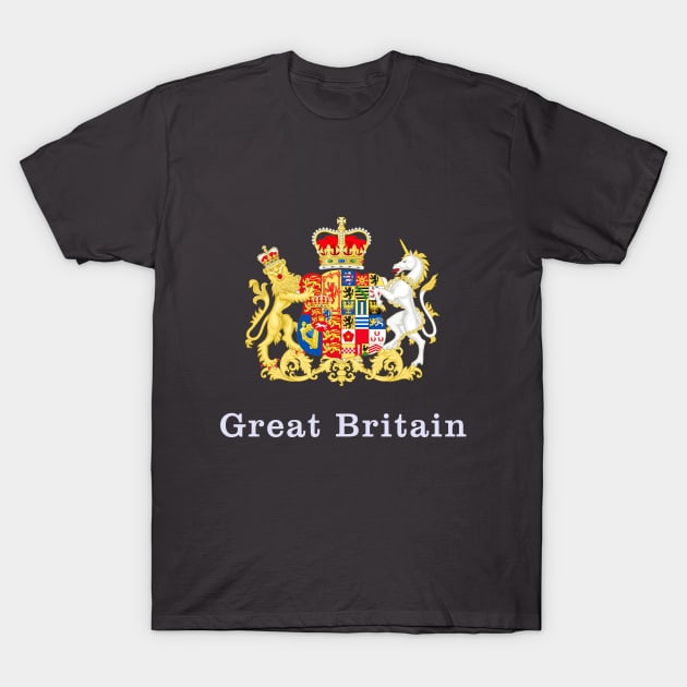 Сoat of arms of Great Britain T-Shirt by Madi's shop